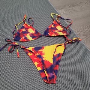 Zaful Bikini Tie Dye